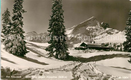 73332251 Garmisch-Partenkirchen Kreuzeck Kreuzalm Mit Alpspitze Garmisch-Partenk - Garmisch-Partenkirchen