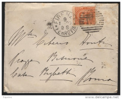 1890   LETTERA CON ANNULLO  FIRENZE - Poststempel