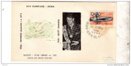 1960 LETTERA CON ANNULLO XVII OLIMPIADE ROMA - FDC