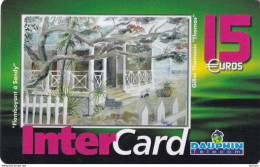 St.MARTIN/St.BARTHELEMY(Fr) - Flamboyant A Sandy, Painting/Thomas, Dauphin Telecom Prepaid Card 15 Euro, 5000ex, Used - Antilles (French)