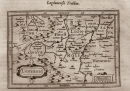 ST-FR LIONNOIS Lyon Rhone-Alpes 1621~ Petrus Bertius Gravure Sur Cuivre - Stampe & Incisioni