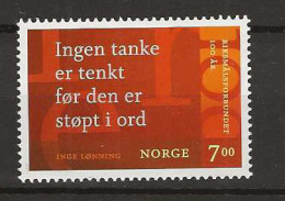 2007 MNH Norway, Mi 1624 Postfris** - Ongebruikt