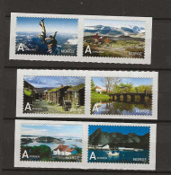 2007 MNH Norway, Mi 1610-15 Postfris** - Unused Stamps
