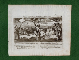 ST-FR LYON 1678~ Leon In Franckreich Daniel Meisner -TRES OPTIMAE, MAXIMAE VIRTUTES - Stiche & Gravuren