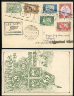 HUNGARY 1924. Nice Local Airmail Postcard - Covers & Documents