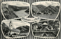 73331284 Bornhofen Kamp Burg Liebenstein Wallfahrtskirche Pilgerplatz Rheinparti - Sonstige & Ohne Zuordnung