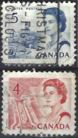 Canada 1972-73 Can QE II 2 Val Fu - Used Stamps