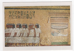 AK 210278 ART / PAINTING ... - Ägypten -Theben - Grab Des Tutanchamun - Der  Transport Des Sarkophags - Antiek