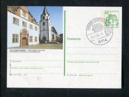 "BUNDESREPUBLIK DEUTSCHLAND" 1981, Bildpostkarte Mit Bildgleichem Stempel Ex "GROSS-UMSTADT" (L1224) - Cartes Postales Illustrées - Oblitérées