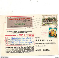 1982 CARTOLINA LOTTERIA DI AGNANO - 1981-90: Storia Postale