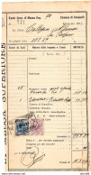 1918 ESATT. CONS. DI MASSA SUPERIORE COMUNE DI CENESELLI CON MARCHE DA BOLLO - Historical Documents