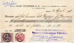 1929 DITTA HUGO PETERSEN NAPOLI - Italien