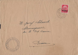 Luxembourg - Luxemburg -   Lettre  Occupation   1941 - 1940-1944 Ocupación Alemana