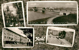 73331187 Kehl Rhein Altrhein Europabruecke Hauptstrasse Rathausplatz Kehl Rhein - Kehl