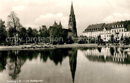 73331183 Freiburg Breisgau Stadtgarten Mit Muenster Freiburg Breisgau - Freiburg I. Br.