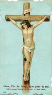 IMAGE RELIGIEUSE DENTELÉE - JÉSUS, FILS DE DAVID, AYEZ PITIÉ DE MOI EN 1886 - - Imágenes Religiosas