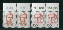 "BERLIN" 1989, Mi. 830 Und 833 Waagrechte Paare ** (L1226) - Neufs