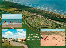 73330864 Halmstad Hagoens Camping Fliegeraufnahme Halmstad - Suède