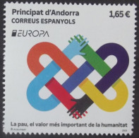 Andorra SP    Europa Cept  Frieden--der Höchste Wert Der Menschheit  2023   ** - 2023