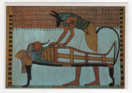 AK 210283 ART / PAINTING ... - Ägypten - Theben - Deir El-Medina - Grab Des Sennodiem -Anubis Mumifiziert Einen Leichnam - Antiquité