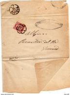 1876  LETTERA   CON ANNULLO  PALERMO - Storia Postale