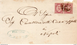 1875  LETTERA - Poststempel