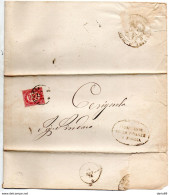 1875  LETTERA   CON ANNULLO  FOGGIA - Storia Postale