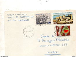 1983  LETTERA CON ANNULLO TERAMO - 1981-90: Marcophilia