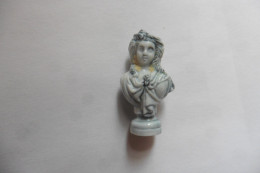 Fève Porcelaine Histoire Buste 18e Statue De La Reine Marie-Antoinette - Rare ! - Geschichte