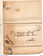 1853  LETTERA CON ANNULLO CHERASCO   CUNEO - ...-1850 Voorfilatelie