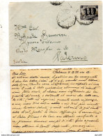 1952 LETTERA CON ANNULLO  SALERNO - 1946-60: Storia Postale