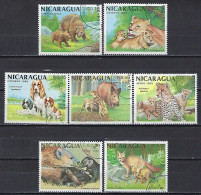 Nicaragua 1988 Animaux Sauvages (609) Yvert N° 1504 à 1507 Et PA 1231 à 1233 Oblitéré Used - Nicaragua