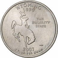 États-Unis, Quarter, 2007, U.S. Mint, Cupronickel Plaqué Cuivre, FDC, KM:399 - 1999-2009: State Quarters