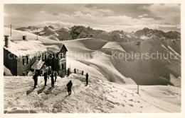 73328297 Edmund Probst Haus Maedelegabel Winterlandschaft Edmund Probst Haus - Oberstdorf