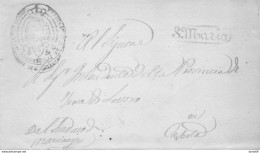 LETTERA CON ANNULLO S. MARIA - 1. ...-1850 Prephilately