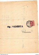 1924 LETTERA CON ANNULLO CUNEO - Marcophilie