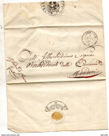 1851  LETTERA CON ANNULLO  CHERASCO  CUNEO - 1. ...-1850 Vorphilatelie