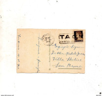 1941   CARTOLINA  CON ANNULLO  ALESSANDRIA  + TARGHETTA  TACI - Poststempel