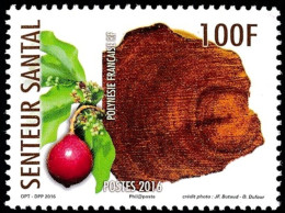 POLYNESIE - Senteur Santal - Unused Stamps