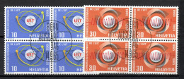 1965 UIT 4block Used/gest.  (ch136) - Usados