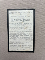 GHEYSENS Coralie Marie °(ANTWERPEN 1838) +ANTWERPEN 1887 - DE PRELLE - Esquela