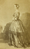 France Princesse D'Orléans Joinville Françoise Du Brésil Ancienne Photo CDV Franck 1865 - Old (before 1900)