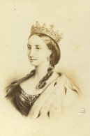 Charlotte De Belgique Impératrice Du Mexique Ancienne Photo CDV Charlet & Jacotin 1865 - Alte (vor 1900)