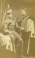 Comte D'Eu & Duc D'Alencon En Uniforme Espagnol Ancienne Photo CDV William 1865 - Old (before 1900)