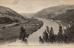 CPA 25 BESANCON Vallée Du Doubs Ruines De Montfaucon Et La Malate - Besancon