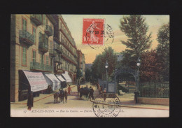 CPA - 73 - Aix-les-Bains - Rue Du Casino - Entrée Du Grand Cercle - Colorisée - Animée - Circulée En 1905 - Aix Les Bains