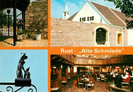 73327998 Rust Burgenland Heurigen Restaurant Alte Schmiede Tuerschild Rust Burge - Sonstige & Ohne Zuordnung