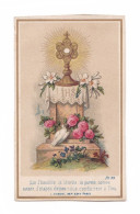 Eucharistie, Autel, Fleurs Et Colombe, Prière, 1882, éd. L. Turgis Pl. 39 - Imágenes Religiosas