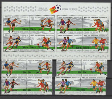 Cook Islands 1981 Football Soccer World Cup Set Of 8 + S/s MNH - 1982 – Espagne