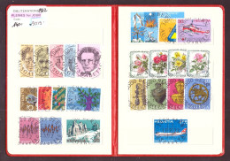 ANNEE COMPLETE 1972 - OBLITERATIONS PLEINES 1er JOUR - ERSTTAG VOLL STEMPELN - COTE: 140.- - Used Stamps
